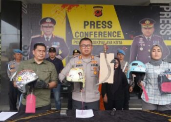 Polres Tasikmalaya Kota Tangkap Lima Berandalan Bermotor Penganiaya Warga