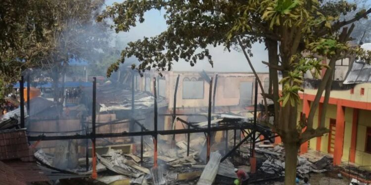 Asrama Putri Pondok Pesantren Babul Maghfirah Aceh Besar Terbakar untuk Kedua Kalinya