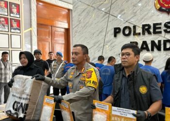 Polrestabes Bandung Gagalkan Upaya Penyelundupan Sabu ke Rutan Kebonwaru