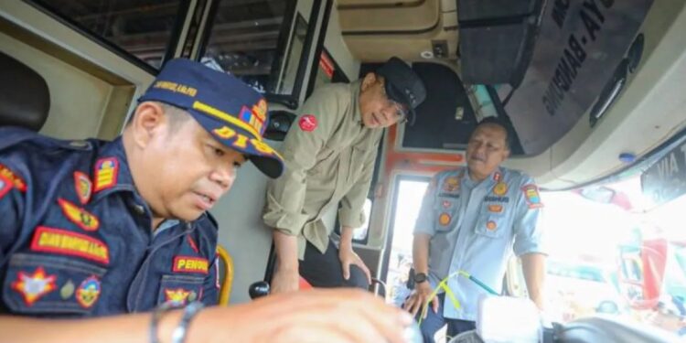 Pemkot Bandung Lakukan Ramp Check Pastikan Bus Aman Menyambut Libur Nataru