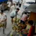 Satpol PP Dikritik Netizen Usai Terekam CCTV Ambil Kelapa Pedagang saat Penertiban
