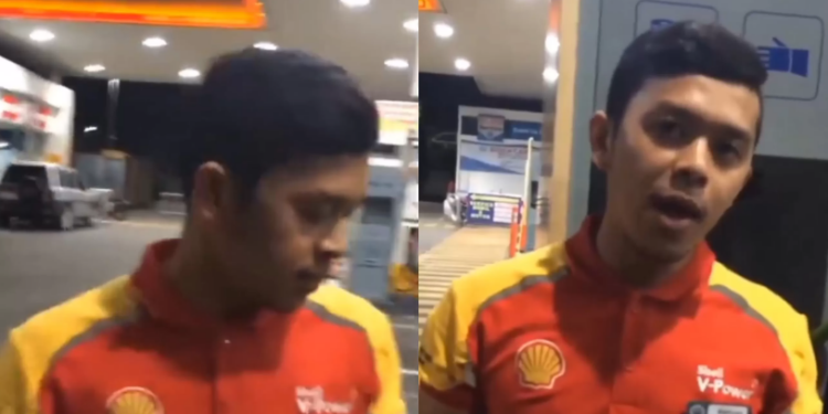 Viral! Konsumen SPBU Shell Ngamuk Gara-gara Mobilnya Ketetesan Bensin, Netizen Geram