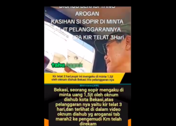 Oknum Dishub Diduga Minta Rp 1,5 Juta karena KIR Mati, Videonya Viral di Medsos