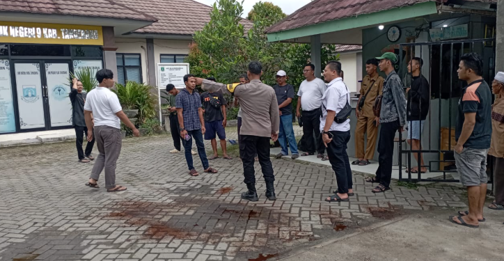 Polisi Kejar Pelaku Penusukan Dua Satpam di SMKN 9 Kabupaten Tangerang