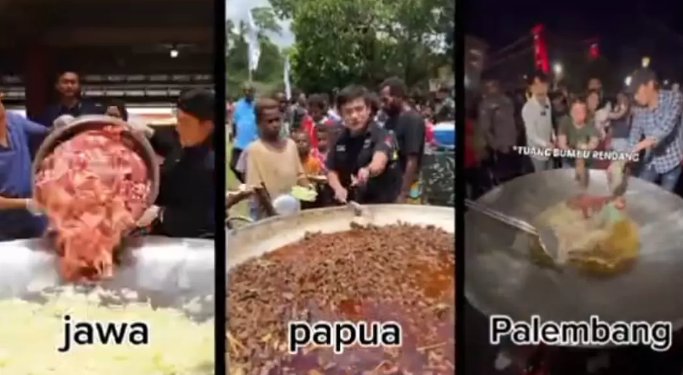 Fenomena Daging Rendang Hilang: Netizen Bandingkan Sikap Warga Palembang dengan Papua