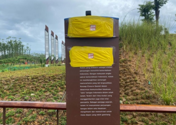 Tulisan 'Lorem Ipsum' di Tugu Titik Nol IKN Tuai Sorotan, Otorita IKN Klarifikasi dan Tutup Sementara dengan Terpal